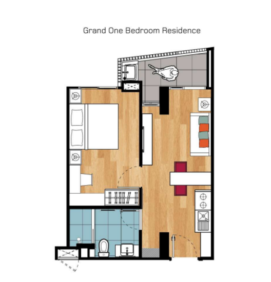 Maitria Residence Rama 9 : มายเทรียณ์ เรสซิเดนซ์ พระราม 9 - Floor Plan