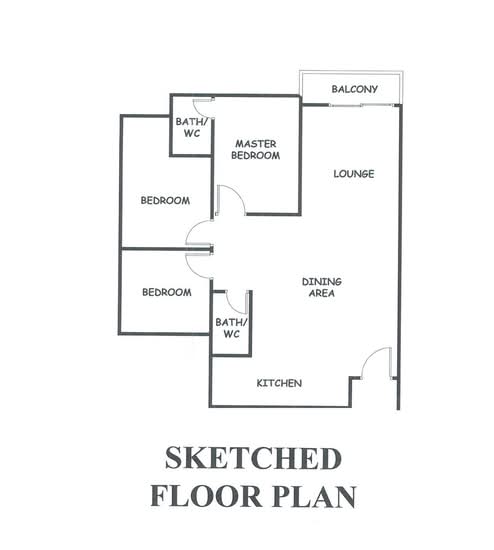 Pangsapuri Saujana Permai 2 - Floor Plan - iProperty.com.my