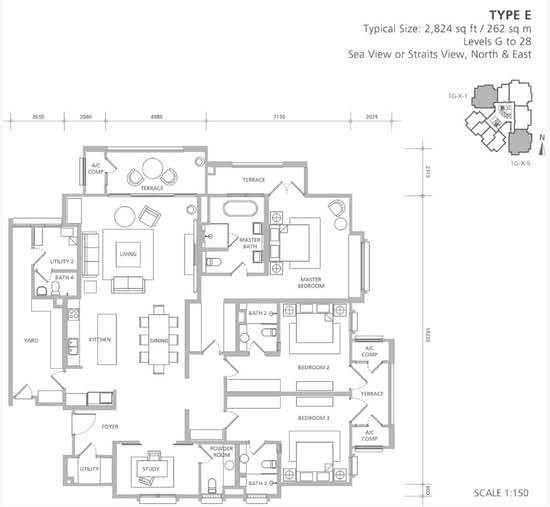 Andaman @ Quayside - Floor Plan - iProperty.com.my