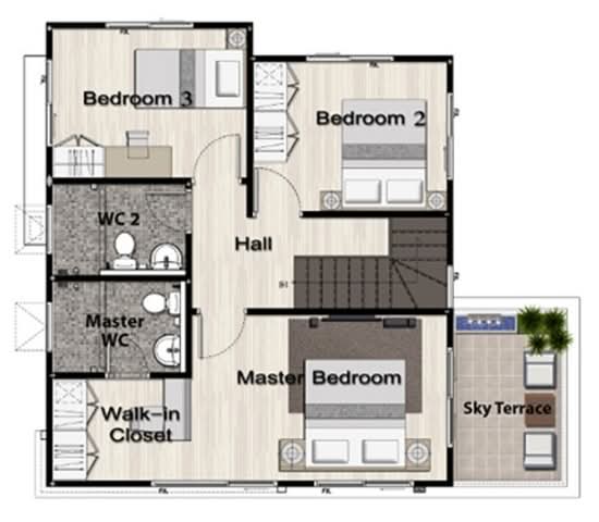 Perfect Place Windmill Ramintra-Wongwaen - Floor Plan