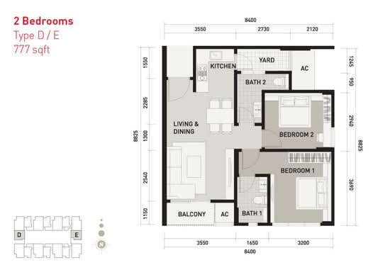 Rimbawan Residences @ De Centrum - Floor Plan