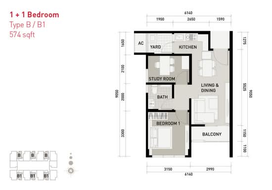 Rimbawan Residences @ De Centrum - Floor Plan