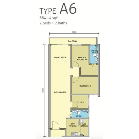 Maple Residences @ Bandar Bestari Klang - Floor Plan - iProperty.com.my