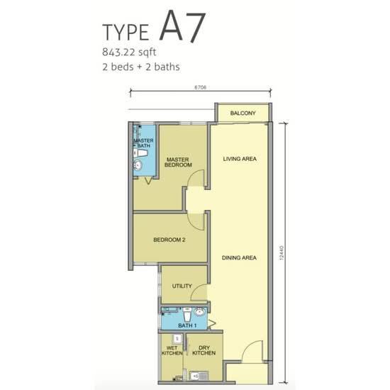 Maple Residences @ Bandar Bestari Klang - Floor Plan - iProperty.com.my