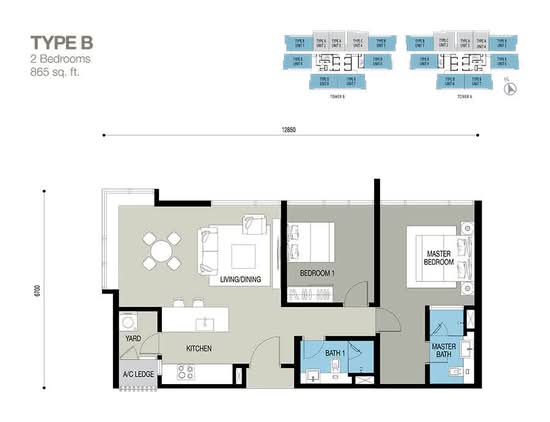 Quarza @ Melawati (Quartz Ridge) - Floor Plan