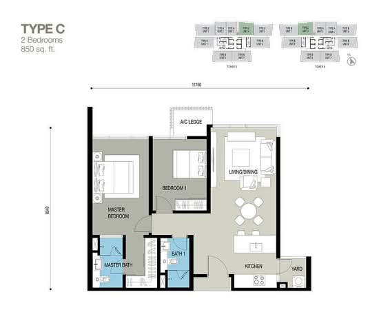 Quarza @ Melawati (Quartz Ridge) - Floor Plan