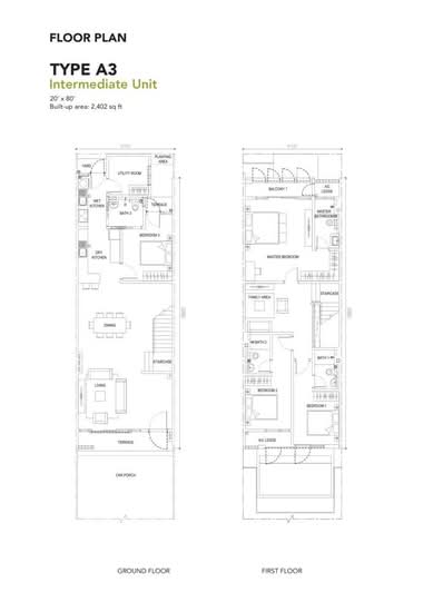 Elmina Green Three - Floor Plan - iProperty.com.my