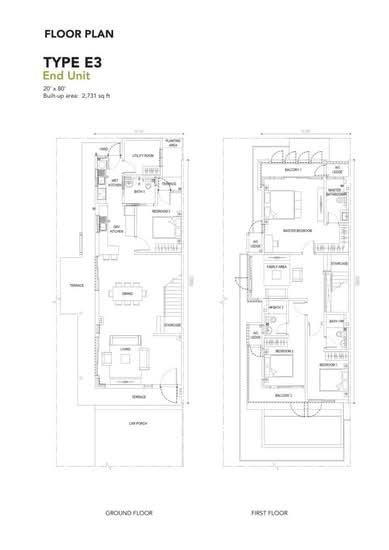 Elmina Green Three - Floor Plan - iProperty.com.my