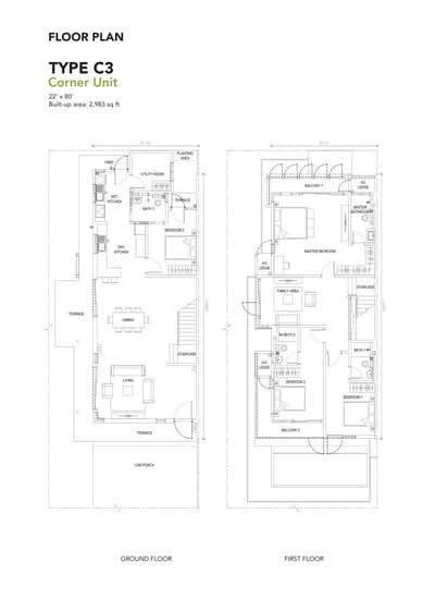 Elmina Green Three - Floor Plan - iProperty.com.my