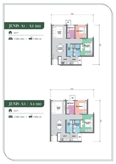 Residensi Kajang (PR1MA @ Kajang) - Floor Plan - iProperty.com.my