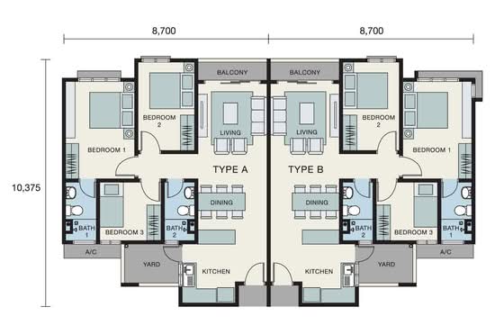 D'Cassia - Floor Plan - iProperty.com.my