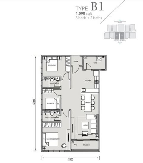 Aurora Tower @ Eco Sky - Floor Plan - iProperty.com.my