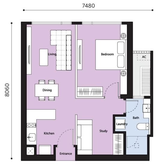 Dianthus @ Tropicana Gardens - Floor Plan - iProperty.com.my