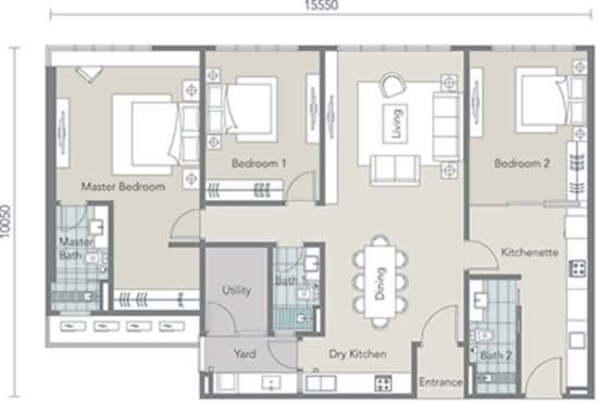 Dianthus @ Tropicana Gardens - Floor Plan - iProperty.com.my