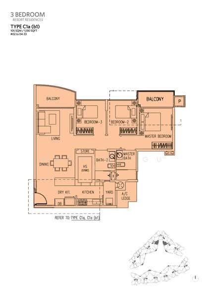 Canberra Residences, 513 Canberra Drive, Sembawang / Yishun, 3 Bedrooms, 1,130 sqft, Condominium For Sale, by Brett Chua, 500197574 - 2D - PropertyGuru.com.sg