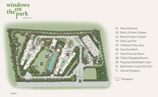 Windows on The Park - Floor Plan - iProperty.com.my