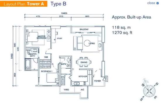 Hampshire Residences - Floor Plan - iProperty.com.my