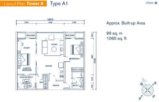 Hampshire Residences - Floor Plan - iProperty.com.my