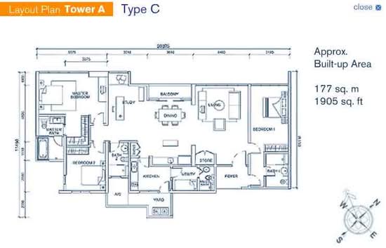 Hampshire Residences - Floor Plan - iProperty.com.my