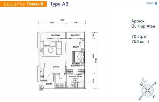 Hampshire Residences - Floor Plan - iProperty.com.my