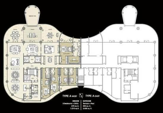 8 Gurney (The Shore Condominium) - Floor Plan - iProperty.com.my