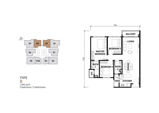 Sunway Belfield - Floor Plan - iProperty.com.my