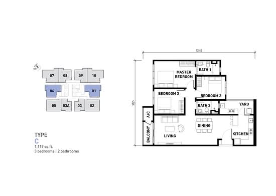 Sunway Belfield - Floor Plan - iProperty.com.my