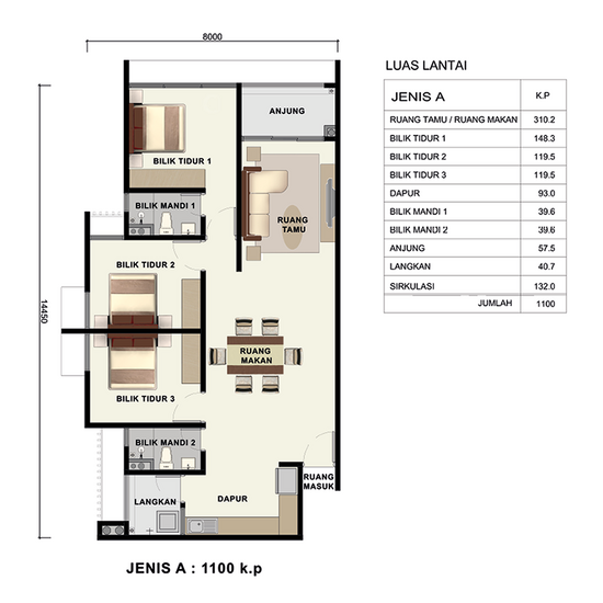 Anggun Lumayan - Floor Plan - iProperty.com.my
