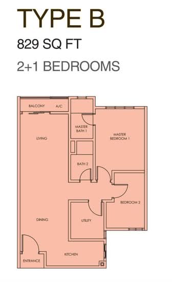 United Point (Residensi Berpadu) - Floor Plan - iProperty.com.my