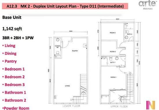 Arte Mont Kiara - Floor Plan - iProperty.com.my
