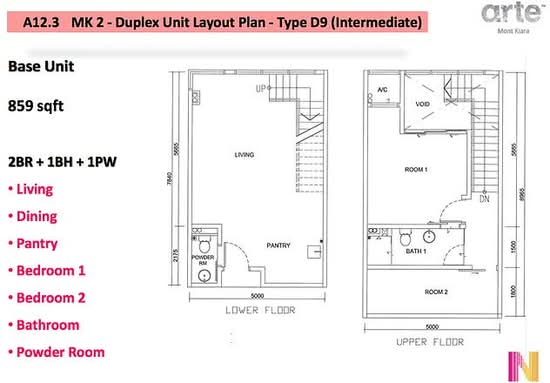 Arte Mont Kiara - Floor Plan - iProperty.com.my