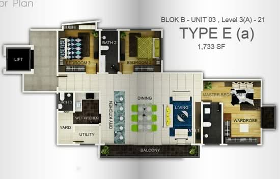 Arte Condominium - Floor Plan - iProperty.com.my