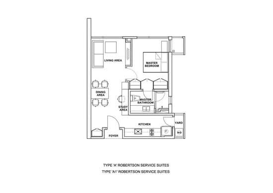 The Robertson - Floor Plan - iProperty.com.my