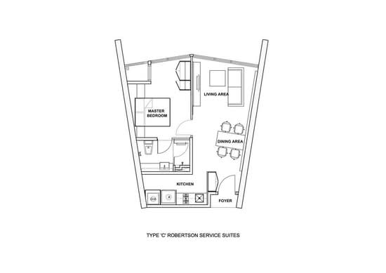 The Robertson - Floor Plan - iProperty.com.my