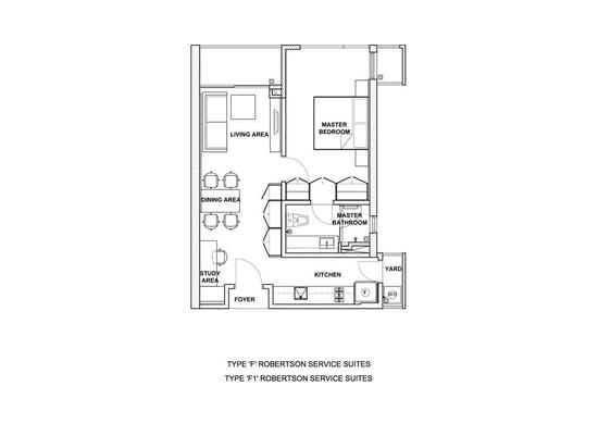 The Robertson - Floor Plan - iProperty.com.my