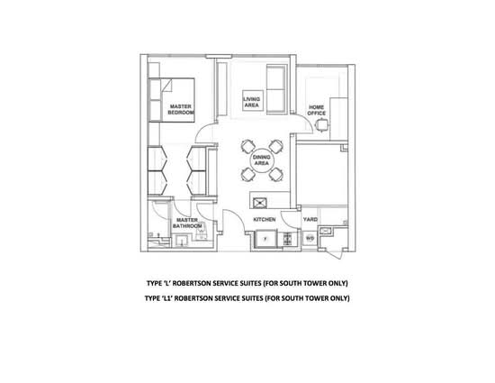 The Robertson - Floor Plan - iProperty.com.my