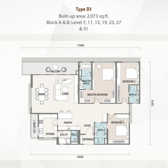Residensi 22 - Floor Plan - iProperty.com.my