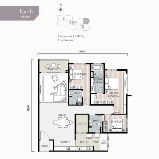 Residensi 22 - Floor Plan - iProperty.com.my
