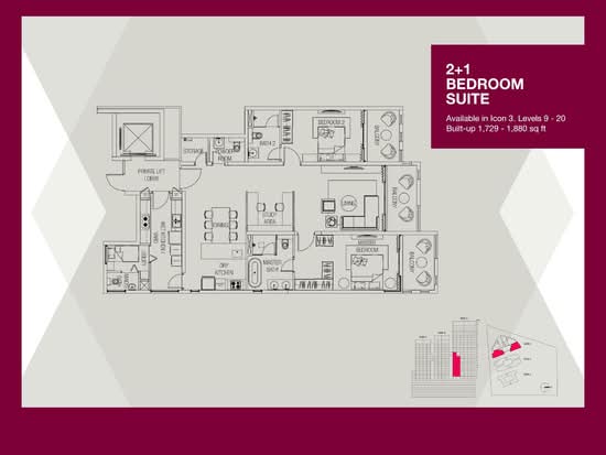 Kiara Designer Suites - Floor Plan - iProperty.com.my