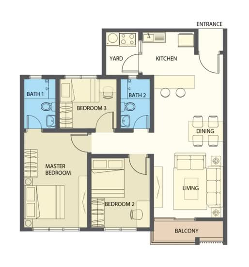 The Olive - Floor Plan - iProperty.com.my