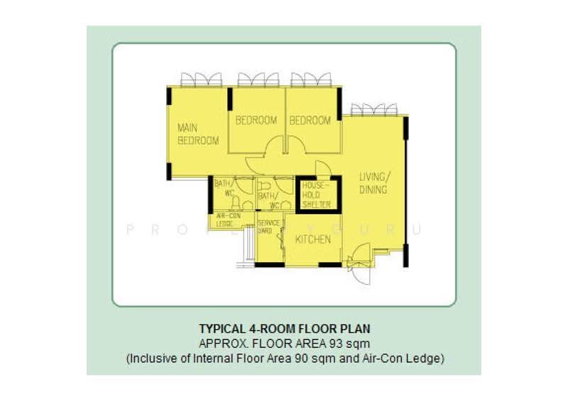 505C Yishun Street 51, 505C Yishun Street 51, Sembawang / Yishun, 3 Bedrooms, 1,001 sqft, HDB Flat For Sale, by Nur Ayat, 500285440 - 2D - PropertyGuru.com.sg
