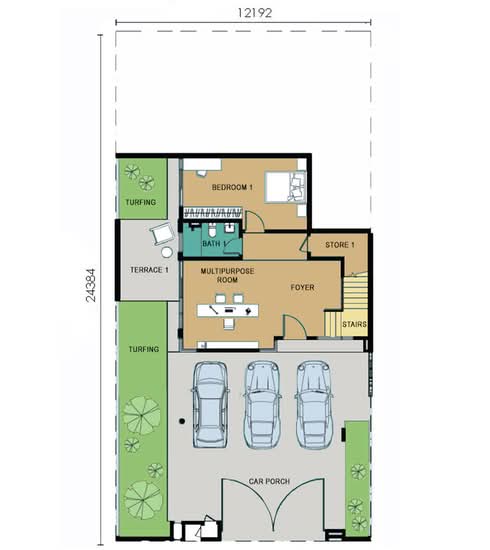 The Cove Cluster @ Horizon Hills - Floor Plan - iProperty.com.my