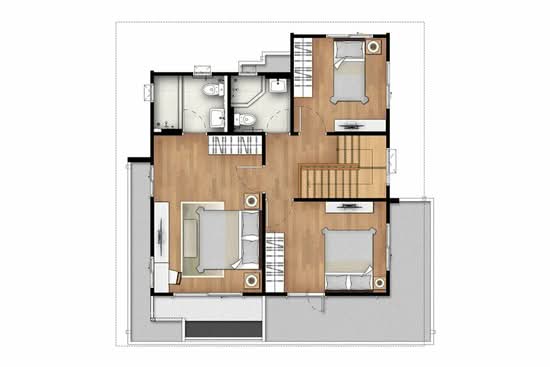 Burasiri Ratchaphruek - 345 : บุราสิริ ราชพฤกษ์ - 345 - Floor Plan