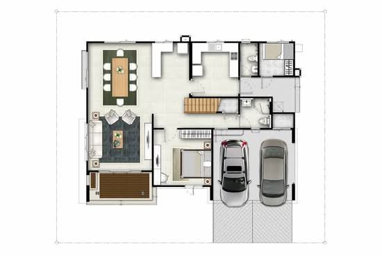 Burasiri Ratchaphruek - 345 : บุราสิริ ราชพฤกษ์ - 345 - Floor Plan