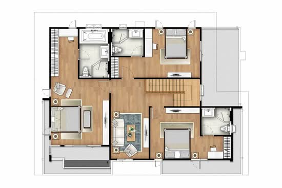 Burasiri Ratchaphruek - 345 : บุราสิริ ราชพฤกษ์ - 345 - Floor Plan