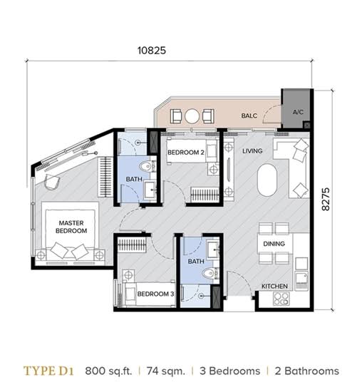 Grand Ion Majestic - Floor Plan - iProperty.com.my