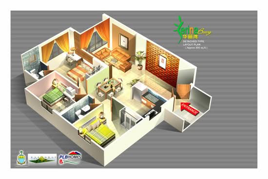 Serina Bay - Floor Plan - iProperty.com.my
