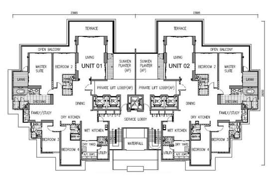 1 Tanjong - Floor Plan