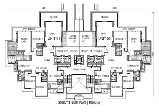 1 Tanjong - Floor Plan