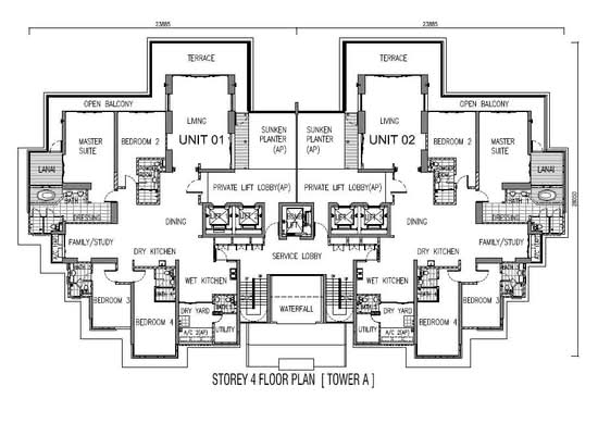 1 Tanjong - Floor Plan